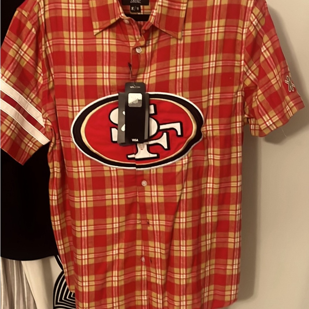 49ers Short Sleeved Flannel